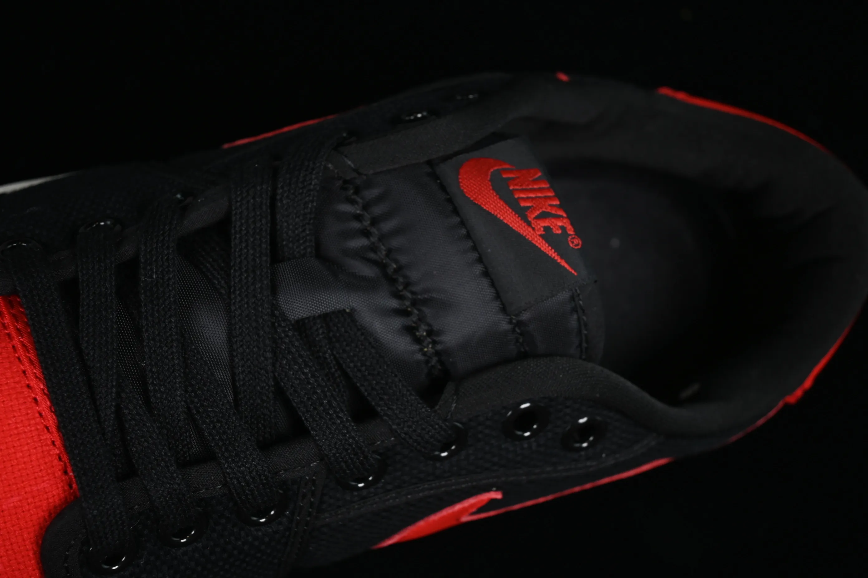 All categories Air Jordan Jordan series basketball shoes Air Jordan 1 Low Z version AJKO 1 Low Shadow AJ1 Joe 1 black and red canvas cultural casual shoes DX4981-006